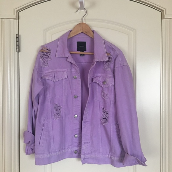 lavender jean jacket
